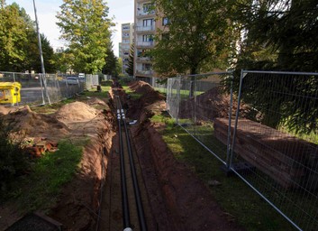 Výměna teplovodních rozvodů CZT Studénka, Nová Paka